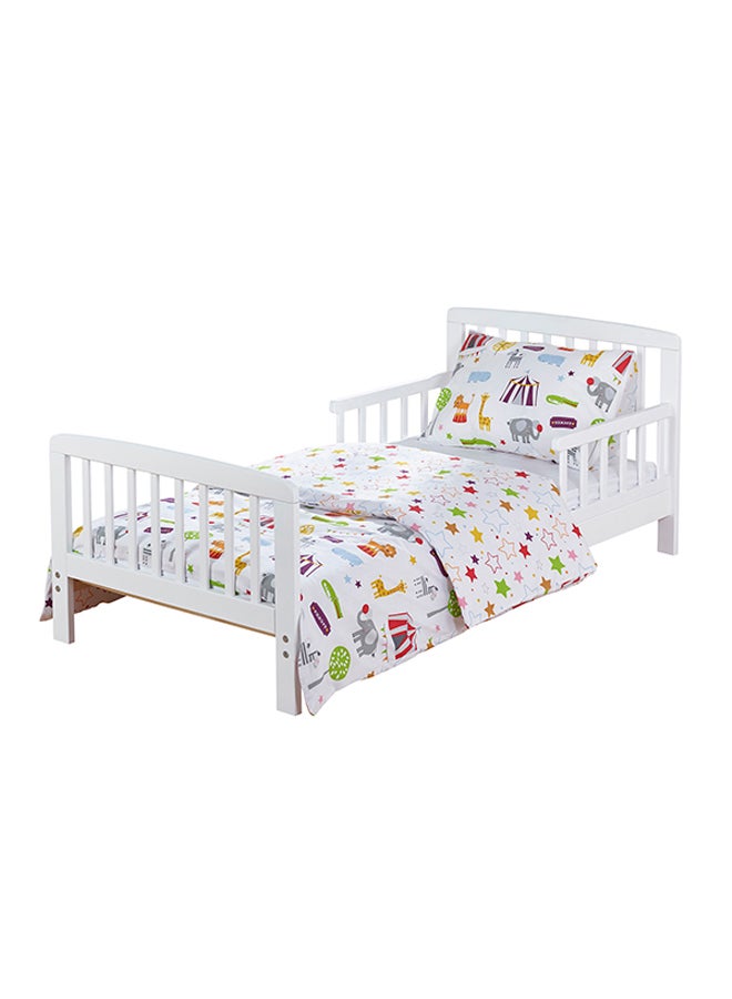 Kinder Valley Circus Friends Toddler Bedding Set - White - Image 1