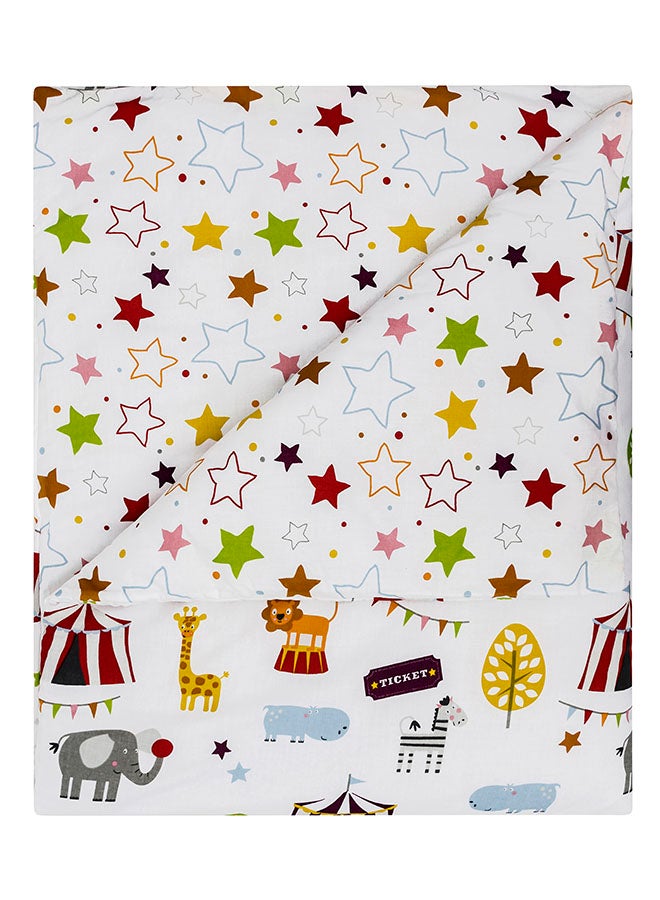 Kinder Valley Circus Friends Toddler Bedding Set - White - Image 3