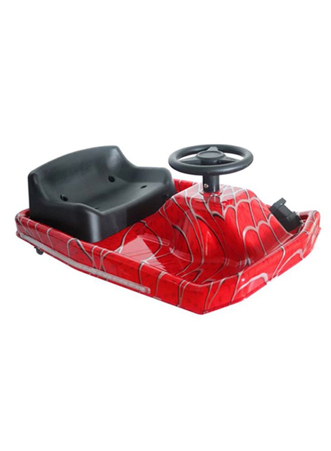 Cool Baby High-Speed Electric Crazy Drift Karting Car With Low Grounded Design And Variable Speeds Red - Image 2