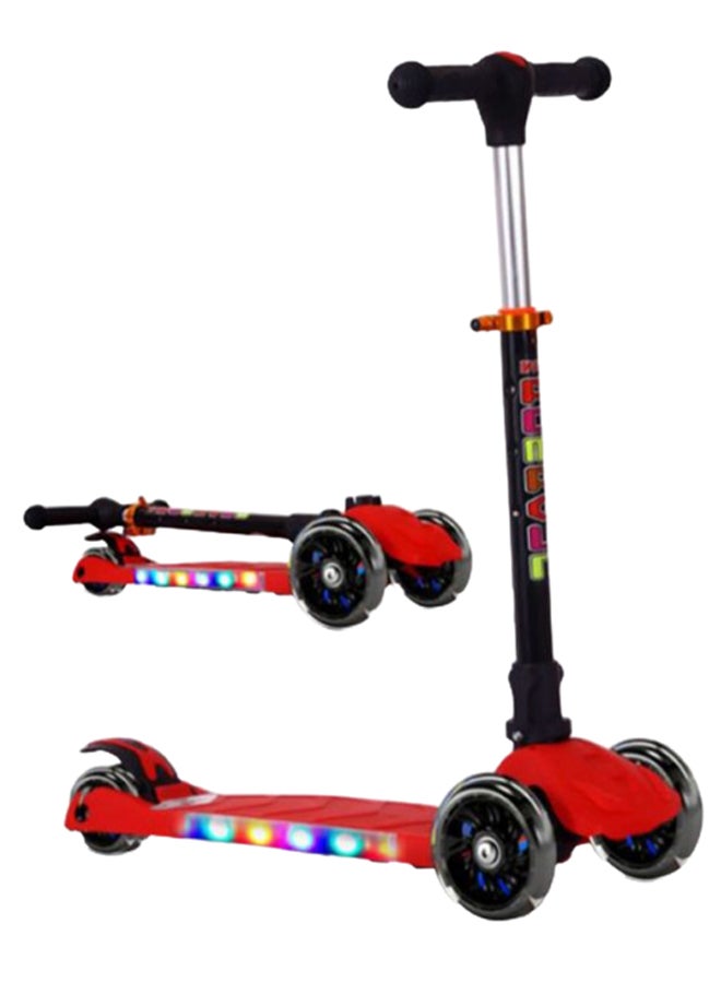 Cool Baby 3-Wheel Kick Scooter With LED Light Red - Image 2
