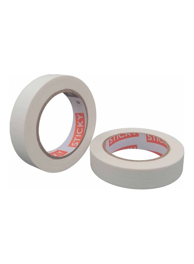 Bock 2-Piece General Purpose Masking Tape White  - Image 1