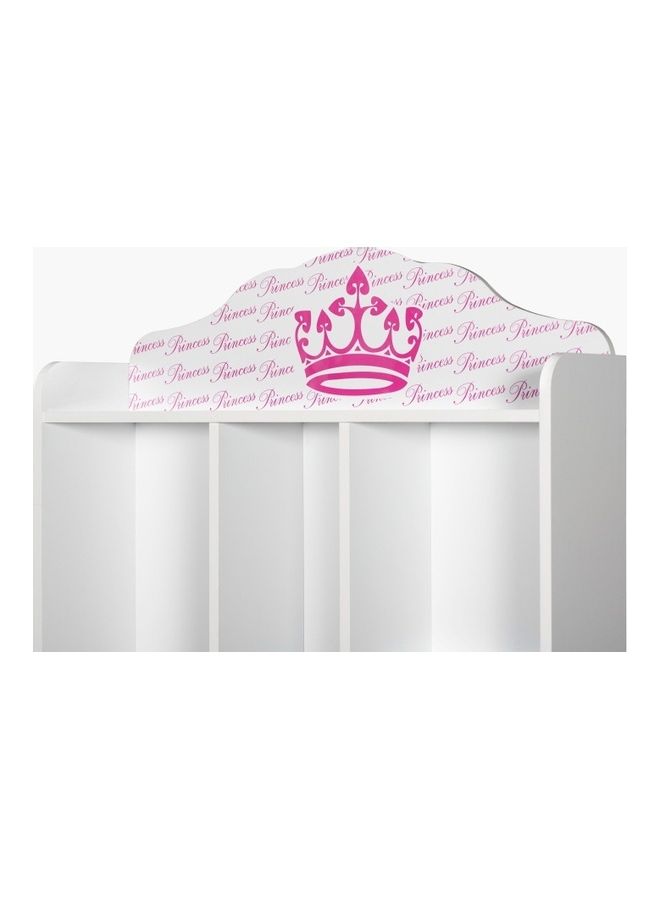 Princess Bookcase White 30x183x80cm