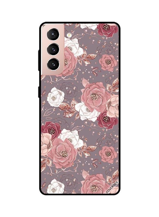 Covernex Protective Case Cover For Samsung Galaxy S21 Pink/White - Image 1