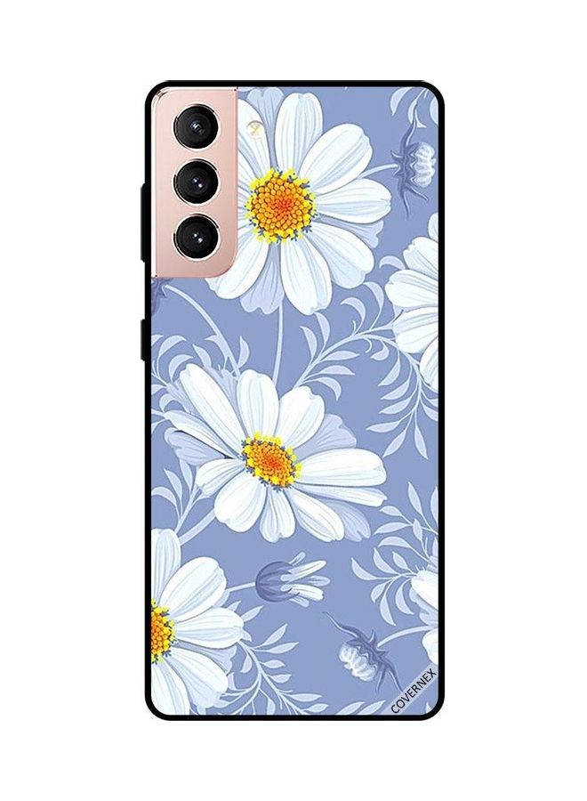 Covernex Protective Case Cover For Samsung Galaxy S21 Blue/White  - Image 1