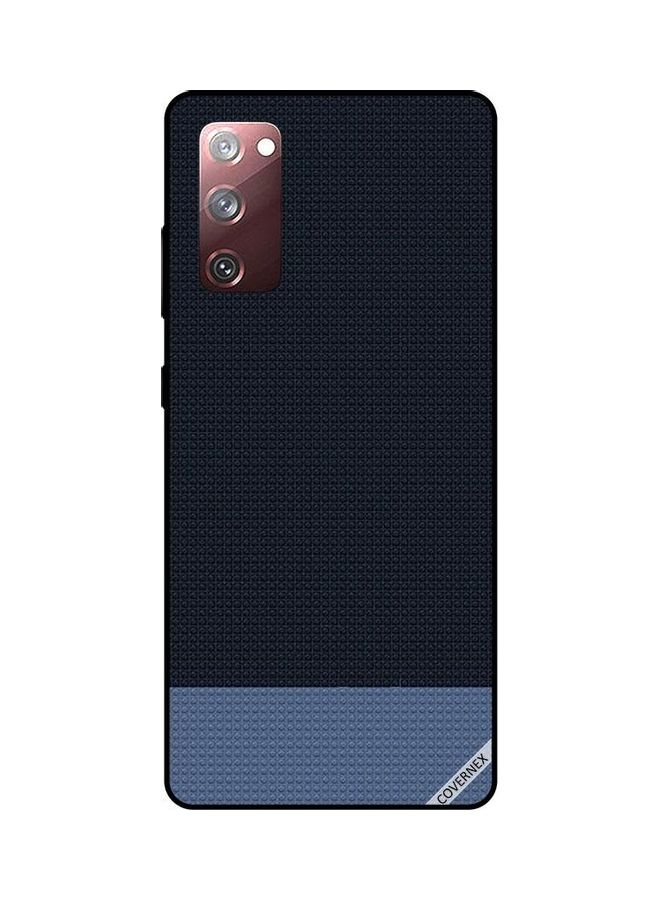 Covernex Samsung Galaxy S20 FE Protective Case Cover Printed Featuring Blue Shirt Style DESIGN_0045 - Image 1