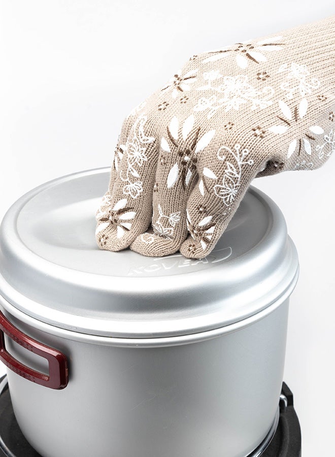 AL RIMAYA 2-Piece Barbecue Heat Resistant Gloves 38x2x20cm  - Image 3