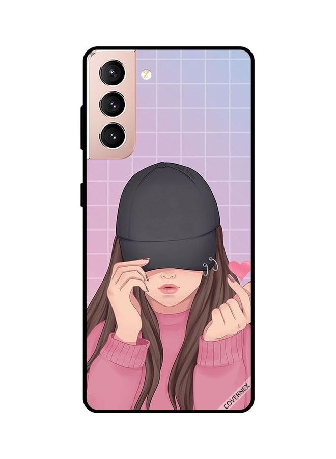 Covernex Protective Case Cover For Samsung Galaxy S21 Plus Blue/Pink - Image 1