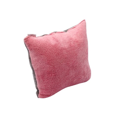 وسادة ديكور فرو مزدوجة الوجه كشمير/رمادي 40x40سم