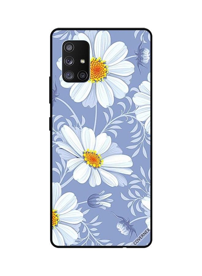 كوفرنيكس غطاء حماية واقي لهاتف سامسونج جالاكسي A71 زهور - Image 1