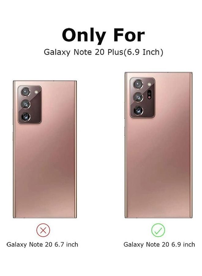 كوفرنيكس غطاء حماية واق لهاتف سامسونج جالاكسي نوت 20 ألترا بنمط خريطة على جينز - Image 5