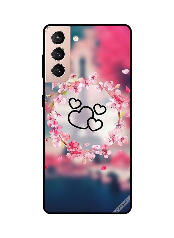 Covernex Samsung Galaxy S21 Protective Case Cover Printed Featuring Black Jeans Pattern DESIGN_0038 - Image 1