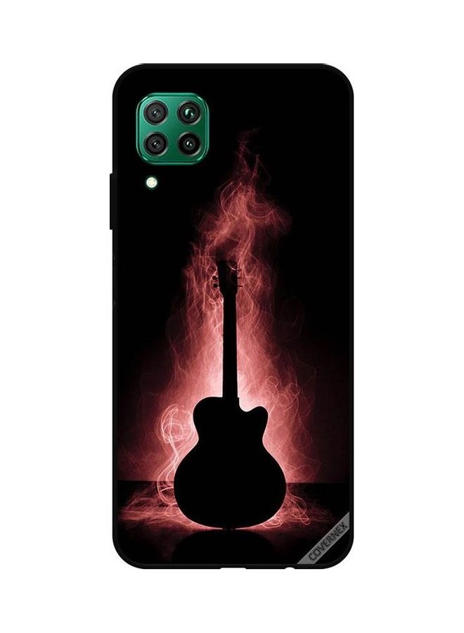 كوفرنيكس غطاء حماية واقي لهواتف هواوي نوفا 7i/P40 لايت انعكاس جيتار في الظلام - Image 1