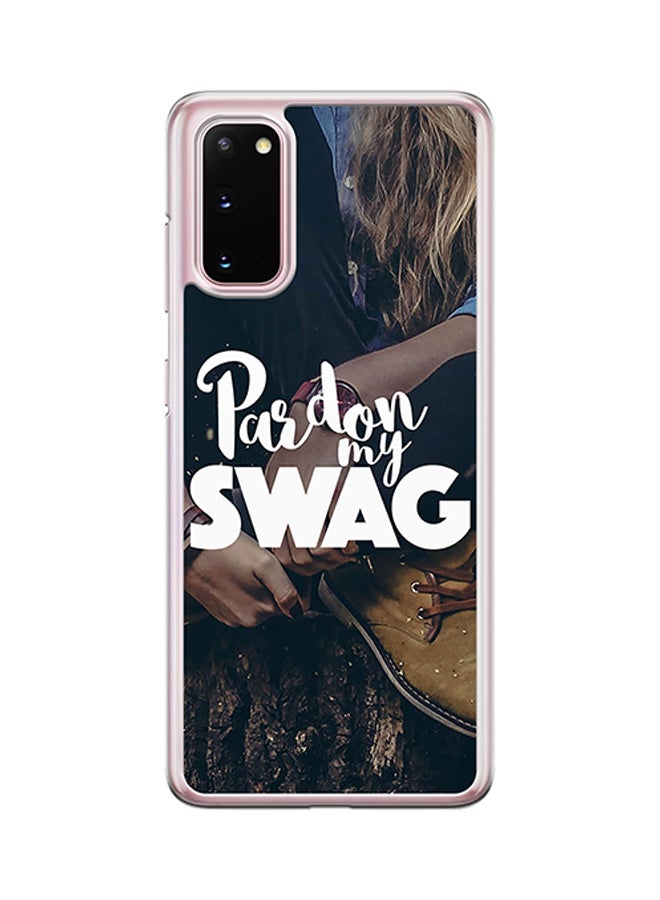LOUD UNIVERSE - Protective Case Cover For Samsung S20 Pardon My Swag - Image 1