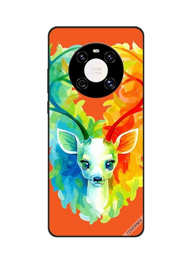 Covernex Printed Protective Case Cover For Huawei Mate 40 Colorful Deer - Image 1