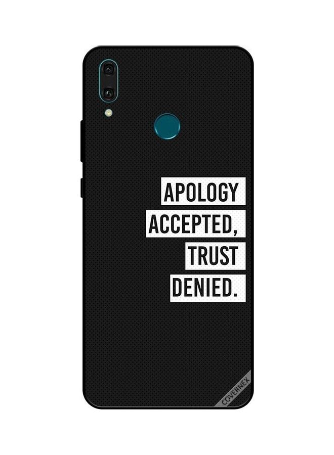 Covernex Huawei Y9 2019 Protective Case Cover Printed Featuring Art Work Background DESIGN_0009 - Image 1