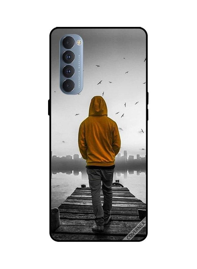 كوفرنيكس غطاء حماية واق لهاتف أوبو رينو 4 برو ولد حزين يمشي  - Image 1