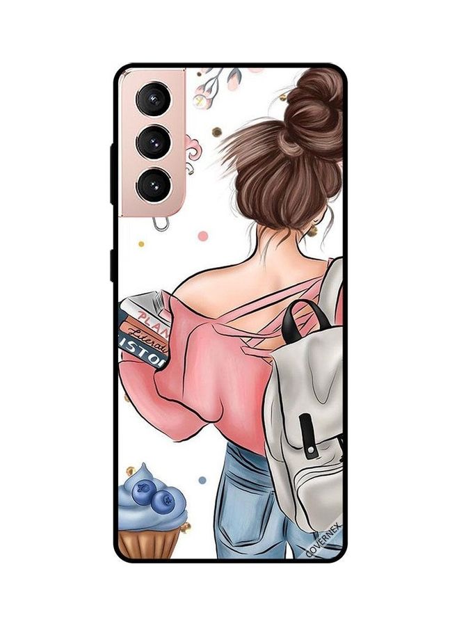 Covernex Protective Case Cover For Samsung Galaxy S21 Pink/White - Image 1