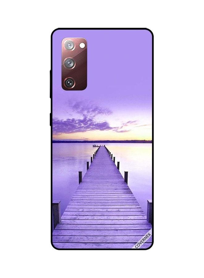 كوفرنيكس غطاء حماية واق لهاتف سامسونج جالاكسي S20 FE نمط ممر إلى البحر - Image 1
