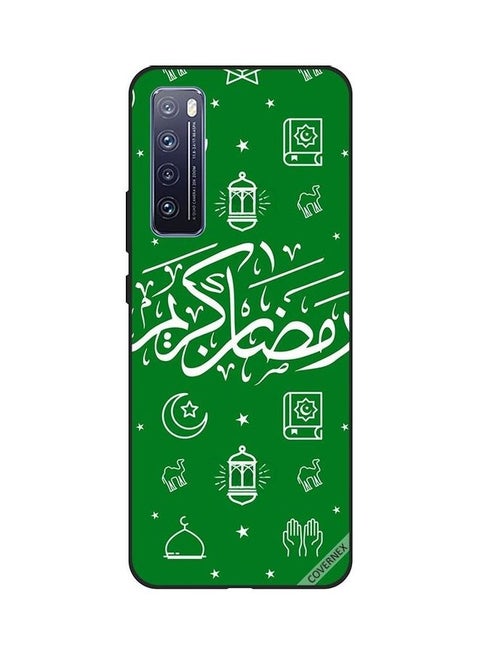 Protective Case Cover For Huawei Nova 7 Ramadan Kareem Green