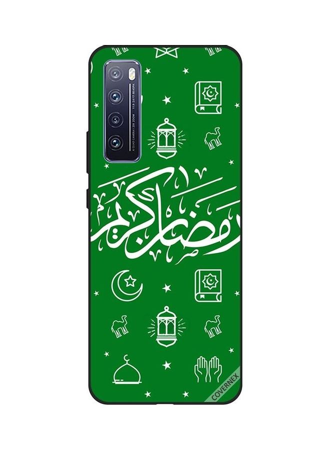 Protective Case Cover For Huawei Nova 7 Ramadan Kareem Green