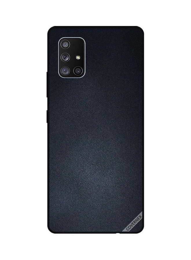 Covernex Protective Case Cover For Samsung Galaxy A71 5G Black Jeans Pattern