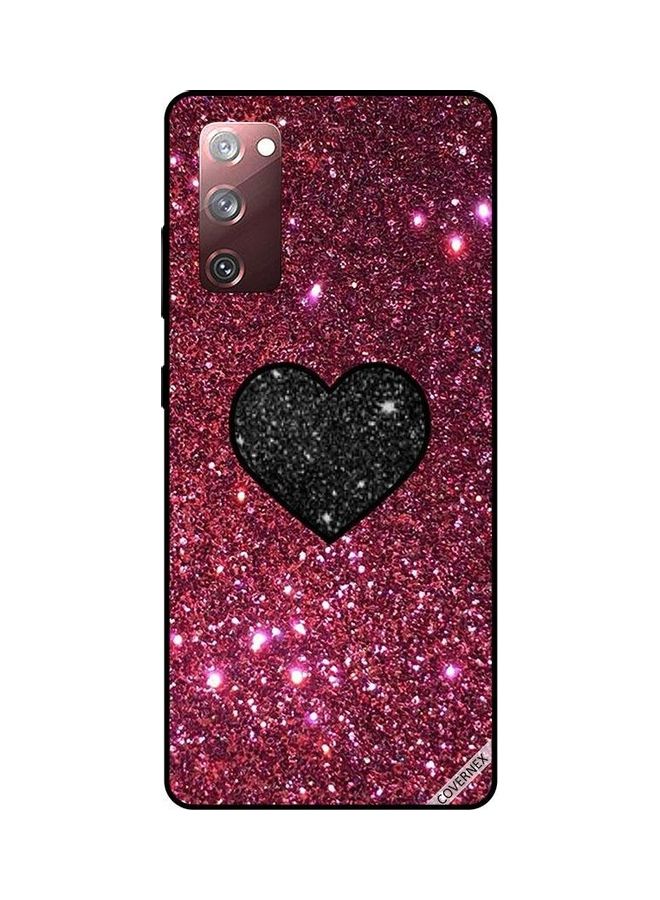 Covernex Protective Case Cover For Samsung Galaxy S20 FE Heart In Glitters - Image 1