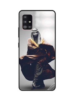 غطاء حماية واق لهاتف سامسونج جالاكسي A51 بصورة الملك محمد بن سلمان ماشياً