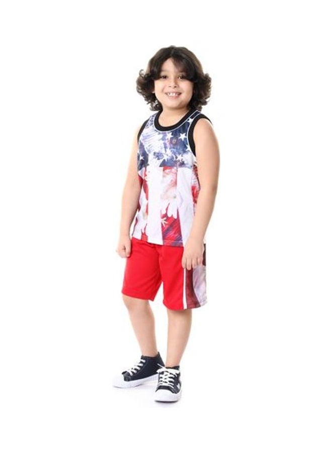 Andora - Polyester Set With Sleeveless Multicolour - Image 1