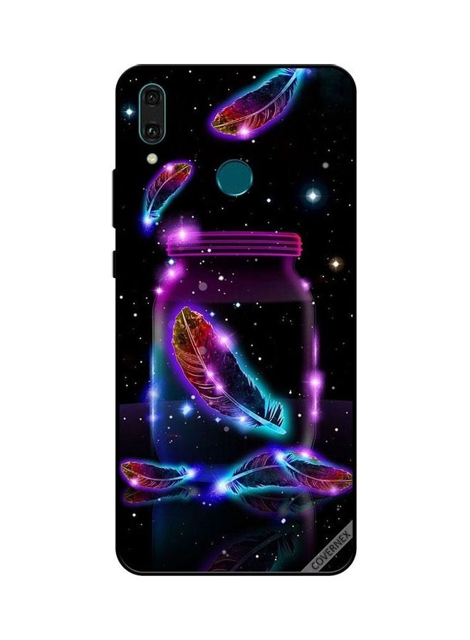 Covernex Printed Protective Case Cover For Huawei Y9 2019 Feathers In Jar - Image 1