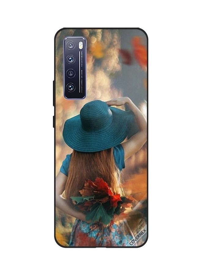 Covernex Protective Back Cover For Huawei Nova 7 5G Hat Girl Hat Girl - Image 1