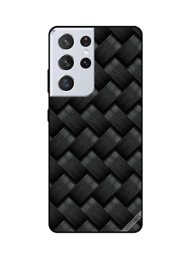 كوفرنيكس غطاء حماية واق لهاتف سامسونج جالاكسي S21 ألترا 5G نمط مخطط - Image 1
