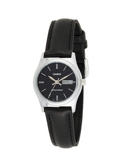 Women's Leather Analog Watch LTP-V006L-1B2UDF - 25 mm - Black - v1614769261/N40052954A_1