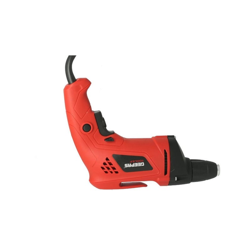 GEEPAS - Electric Screw Driver  - Variable Speed 0 to 4200 RPM | Forward & Reverse Button with Lock-On Switch | Trigger-Lock | Ideal for Drilling, Screw Tightening & Loose Red/Black - Image 1