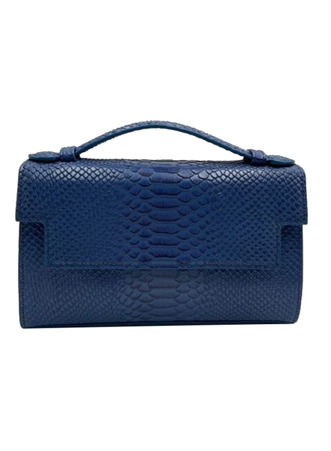 Generic - Trendy Pattern Clutch Bag Blue - Image 1