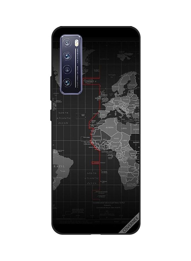 كوفرنيكس غطاء حماية بطبعة لهاتف هواوي نوفا 7 5G نمط حدود المحيط  - Image 1
