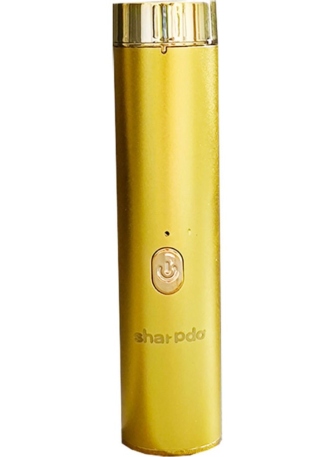 شاربدو مبخرة بمنفذ USB للشحن أصفر/ذهبي 3.5x3.5x14سم - Image 2