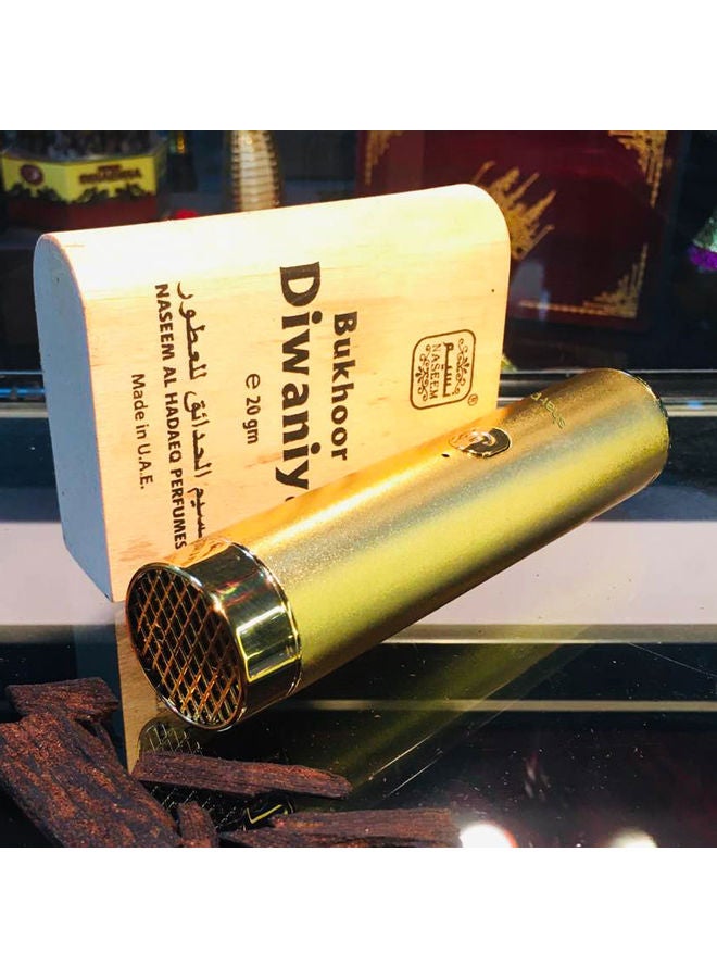 شاربدو مبخرة بمنفذ USB للشحن أصفر/ذهبي 3.5x3.5x14سم - Image 5