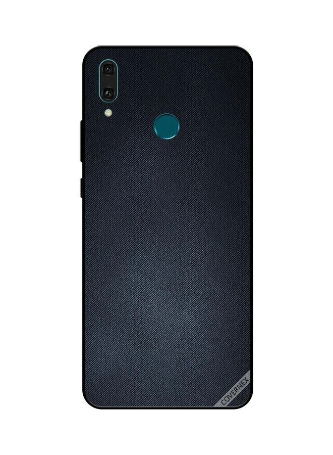 Covernex Printed Protective Case Cover For Huawei Y9 2019 Black Jeans Pattern - Image 1