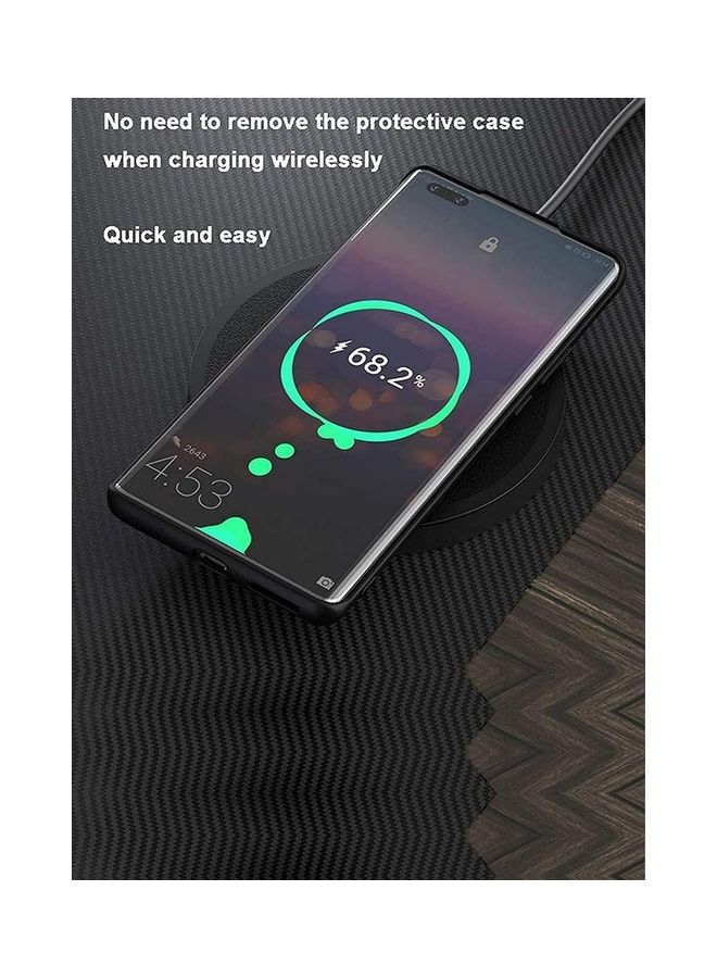 Covernex Protective Case Cover For Huawei Mate 40 Black Gliters Light Pink Paths Pattern - Image 4