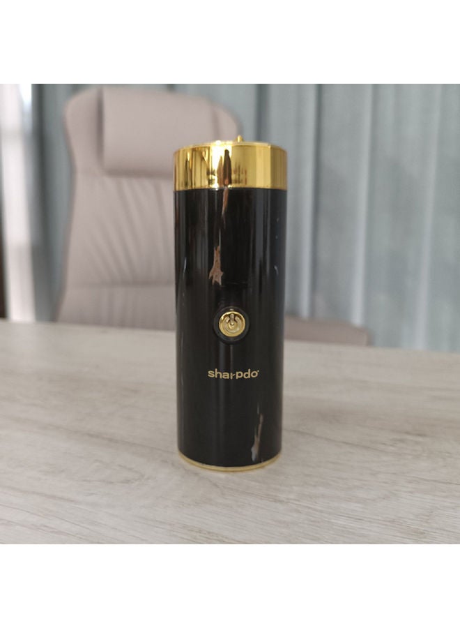 Sharpdo Portable Incense Burner With Rotatable Lid Black/Gold 4.3x4.3x12.5cm - Image 5