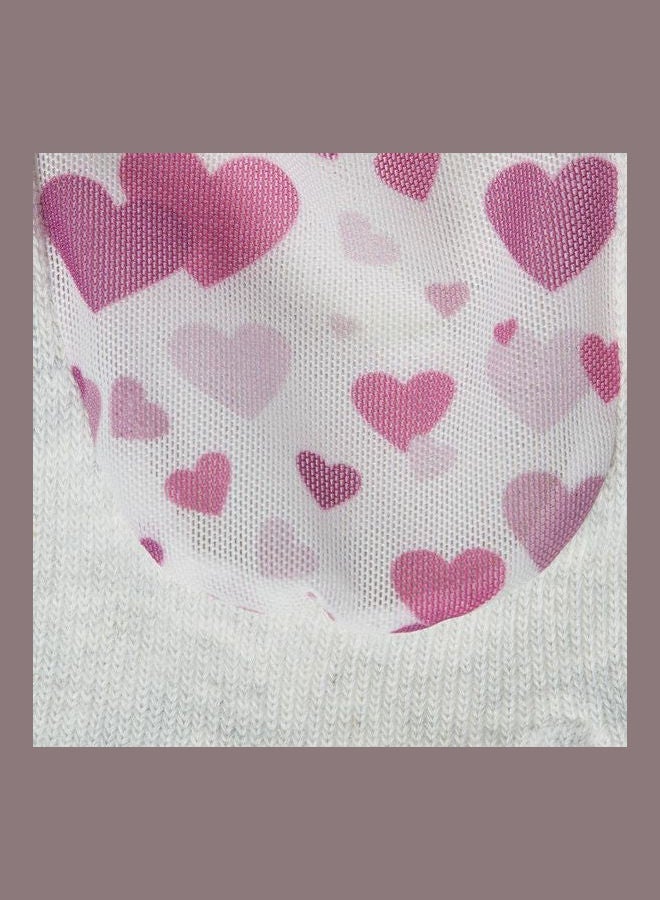 Toesox - Luna Full Toe Grip Socks Flirt - Image 1