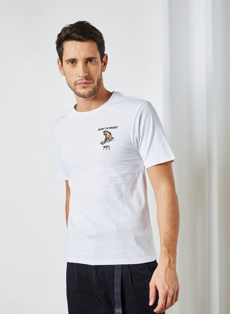 Short Sleeve Logo T-Shirt White - v1614772987/N43434676V_1