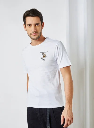 MUSIUM DIV. Short Sleeve Logo T-Shirt White
