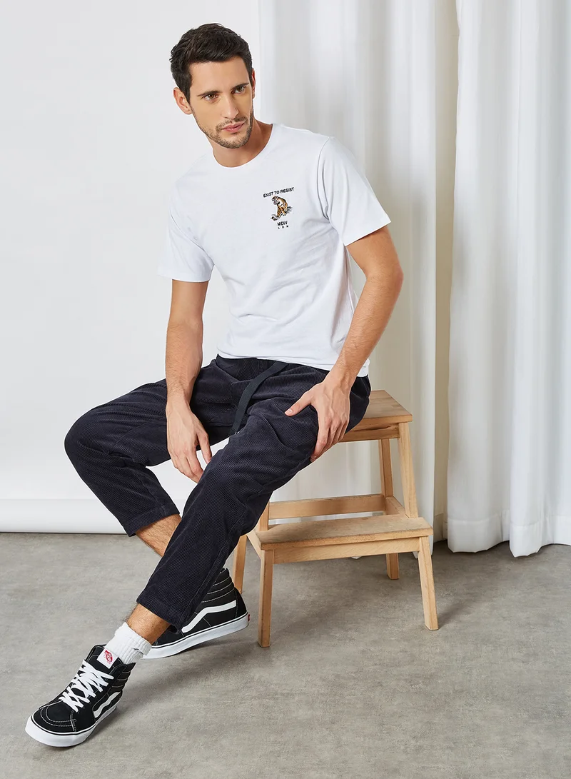 MUSIUM DIV. Short Sleeve Logo T-Shirt White