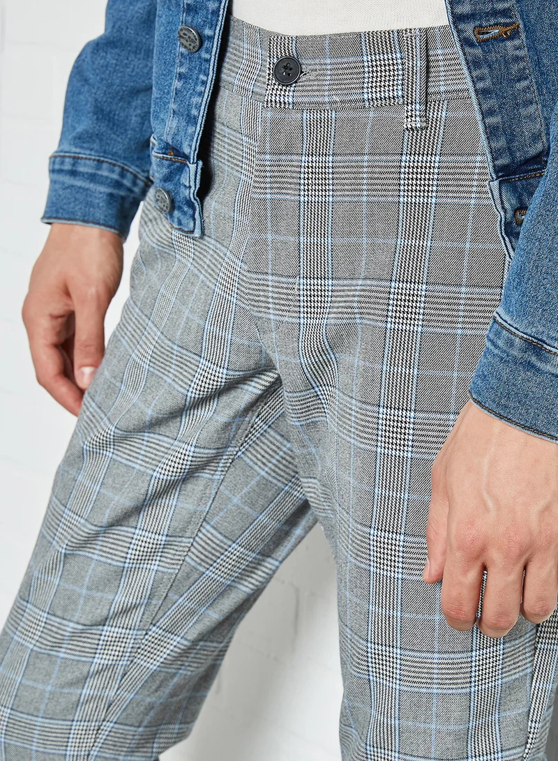 Only & Sons Checked Pants Marina
