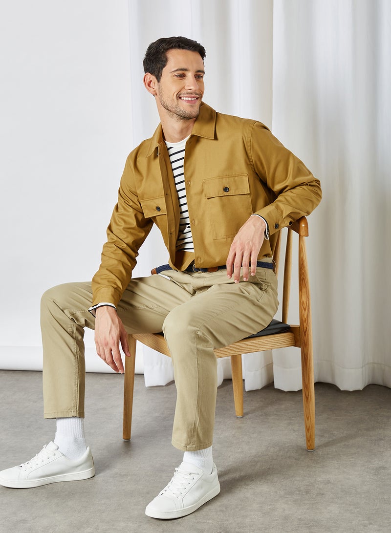 Only & Sons - Dual Pocket Shirt Chinchilla - Image 1