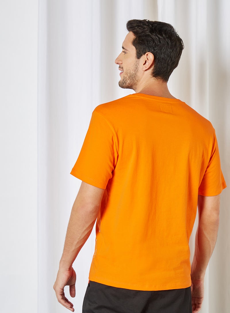 Short Sleeve Logo T-Shirt Orange - v1614772990/N43434710V_2