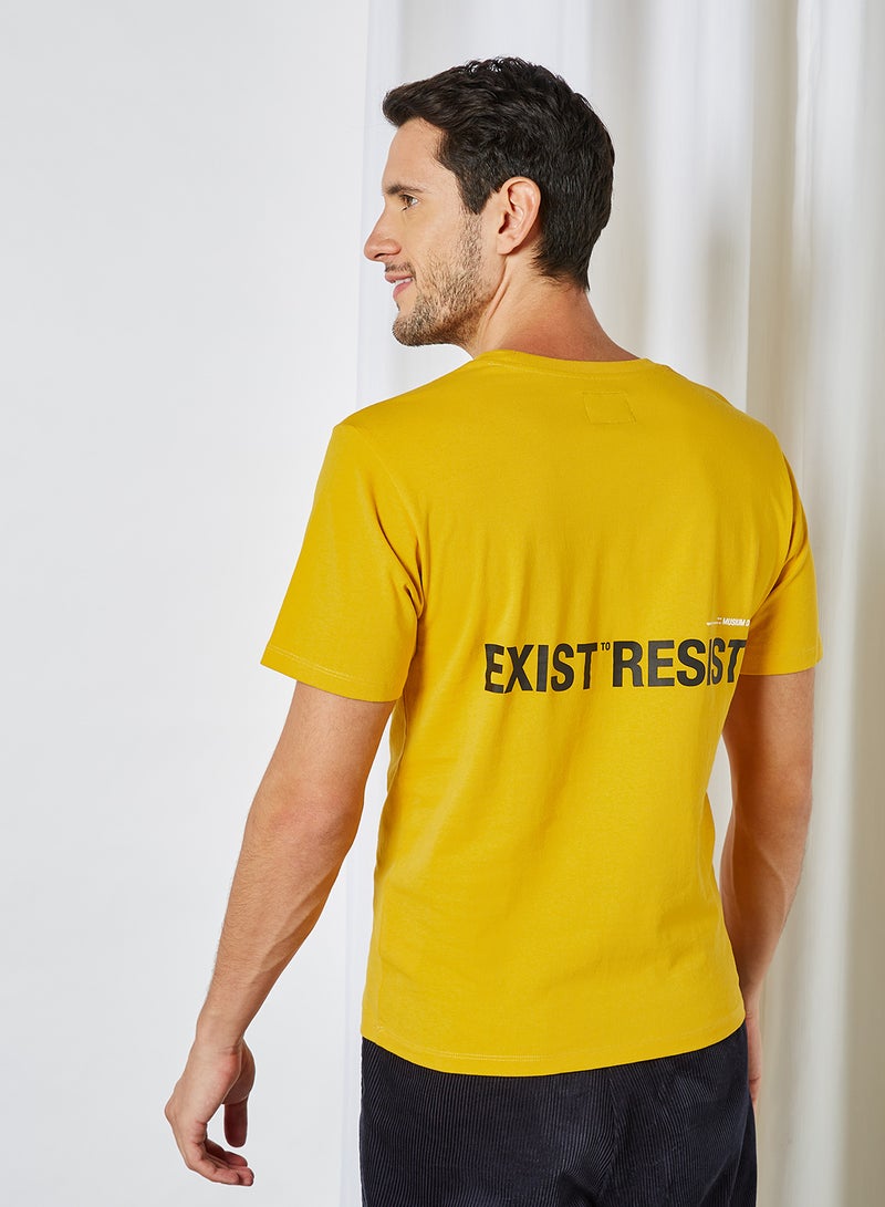 Short Sleeve Logo T-Shirt Yellow - v1614772993/N43434680V_2