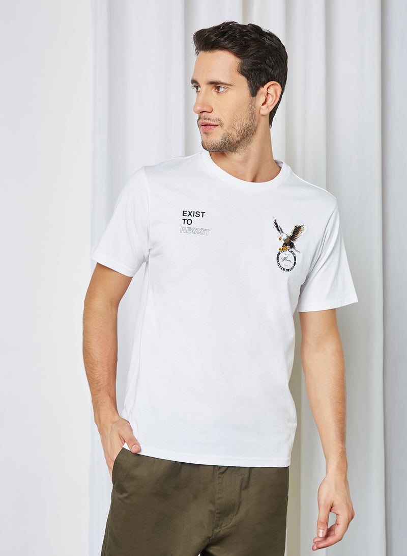 MUSIUM DIV. - Short Sleeve Logo T-Shirt White - Image 1