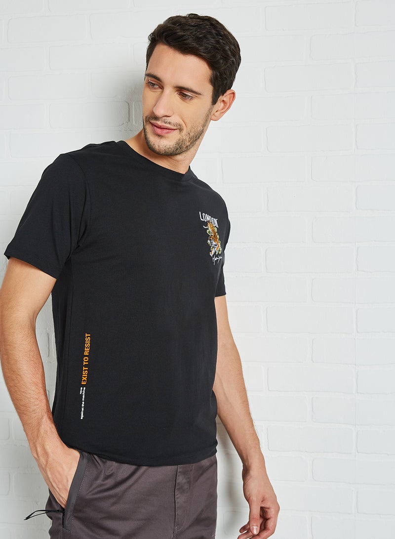 Short Sleeve Logo T-Shirt Black - v1614772996/N43434706V_1